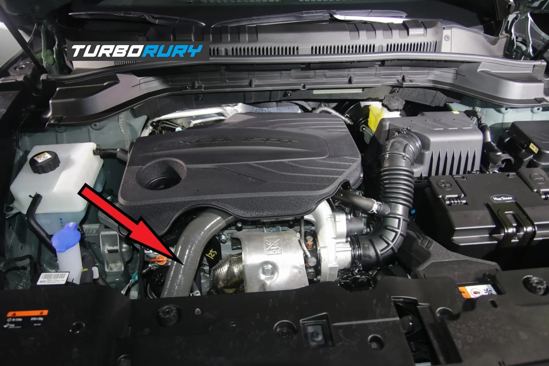 Zamiennik Węża Turbo Intercoolera - Kompatybilny z SSANGYONG KORANDO 1.5 - Numer OE 2361037300, 23610 37300 - Wykonany z Gumy NBR-CR - Kod Silnika G15DTF
