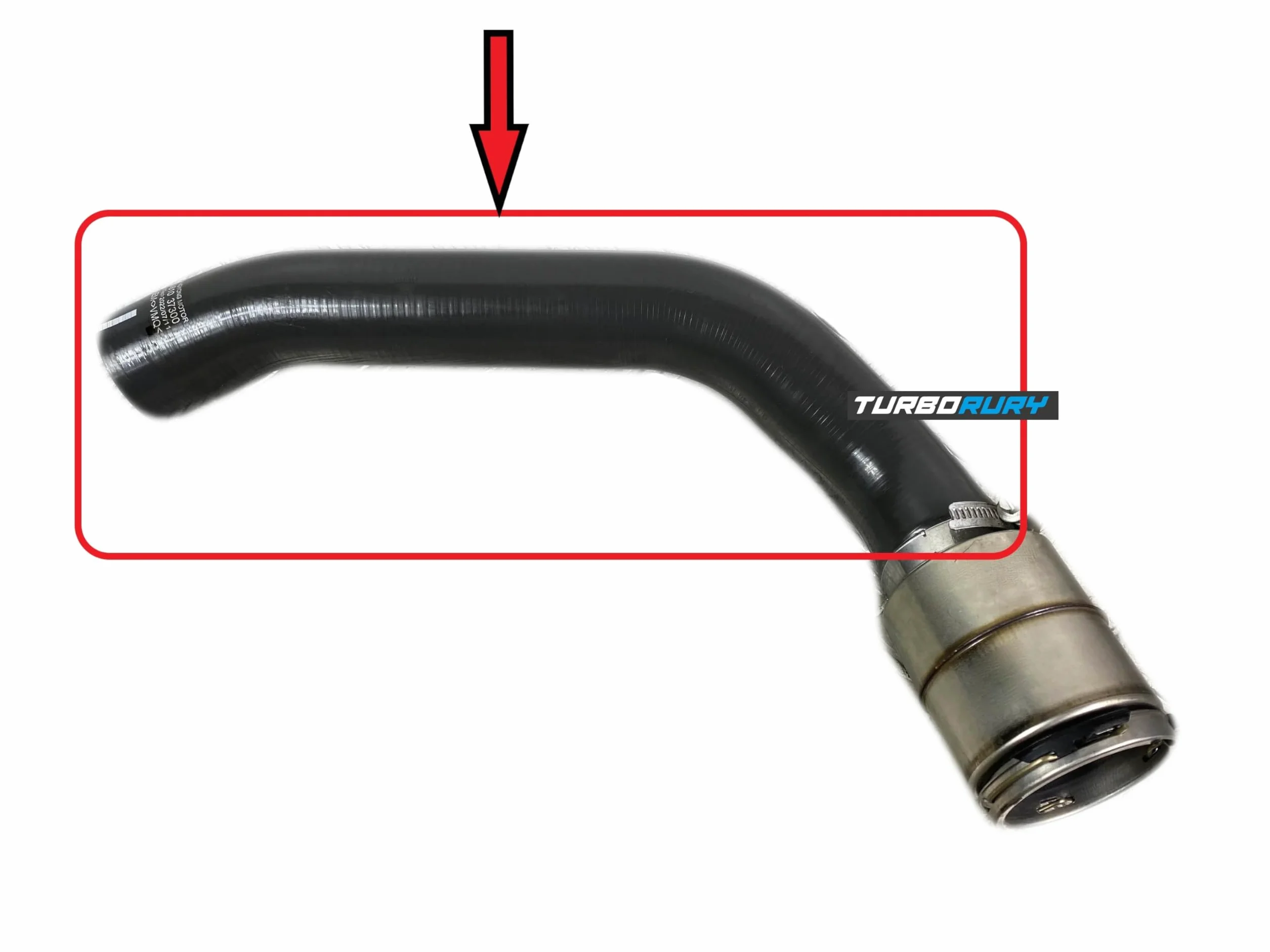 Zamiennik Węża Turbo Intercoolera - Kompatybilny z SSANGYONG KORANDO 1.5 - Numer OE 2361037300, 23610 37300 - Wykonany z Gumy NBR-CR - Kod Silnika G15DTF