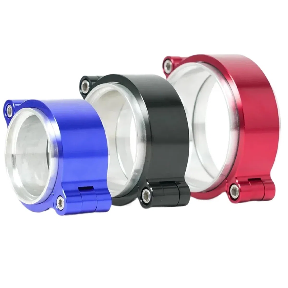 Opaski zaciskowe ze stali nierdzewnej, V Band Clamp Quick Release For 2-3 inch Exhaust Pipe Turbo Intake Intercooler Multicolor(2.5inch Black)