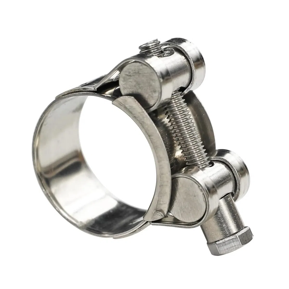 Opaski zaciskowe ze stali nierdzewnej, 6 sztuk 304 śruba T ze stali nierdzewnej Turbo Intercooler spawanie zacisk węża wydechowego 17-174mm(6pcs 68-73mm)
