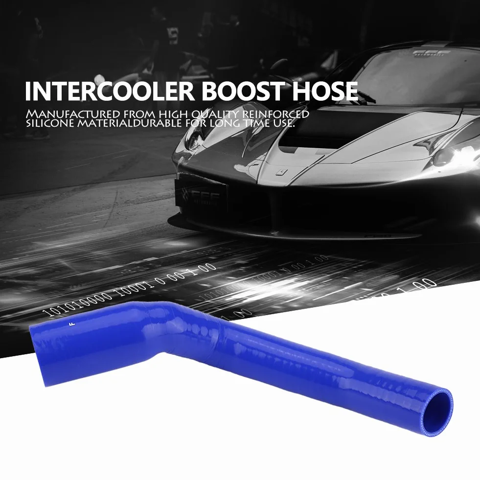 Qiilu samochód silikonowy wąż Intercooler Turbo Boost wąż gwizdek