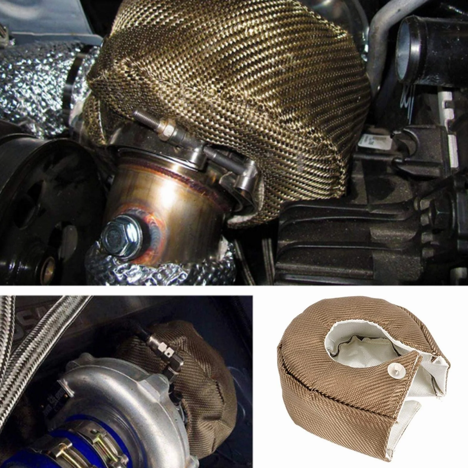 Tytanowa osłona termiczna turbo, jednowarstwowa tytanowa osłona termiczna turbo osłona termiczna dla T3 T25 T28 Gt25 Gt28 Gt30 Gt32 Gt35 Gt37 Ct26